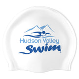 Hudson Valley Swim - Swimoutlet PO25907634 (WHT/02) - Wrinkle-Free Silicone Swimming Cap