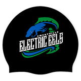 Emeryville Electric Eels - Swimoutlet PO71022 (BLK/03) - Wrinkle-Free Silicone Swimming Cap