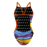 Cesar Valverder - Sunback Naranja - Sunback Tank Swimsuit
