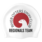 RIVER OTTERS SWIM CLUB - Swimoutlet PO25946405 (WHT/02) - Wrinkle-Free Silicone Swimming Cap