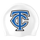 Crimson Tide Aquatics - Swimoutlet PO25878272 (WHT/02) - Wrinkle-Free Silicone Swimming Cap