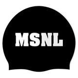 Messalonskee HS Swim - Swimoutlet PO25626972 (BLK/01) - Wrinkle-Free Silicone Swimming Cap