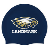 Landmark Christian School - Swimoutlet PO25543661 (NBL/02) - Wrinkle-Free Silicone Swimming Cap