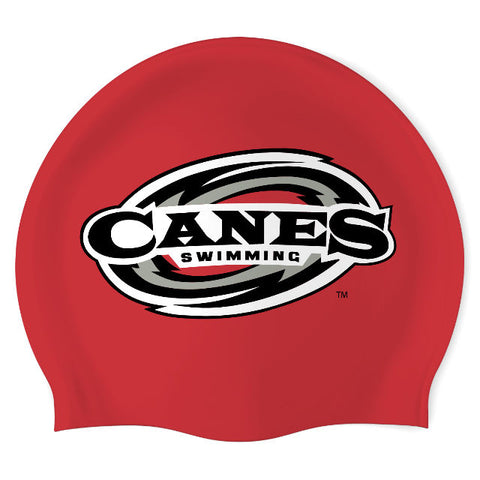 Greenville Hurricanes - Swimoutlet PO73243 (RED/03) - Wrinkle-Free Silicone Swimming Cap
