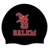 Salem High Swim Team - Swimoutlet PO25691728 (BLK/02) - Wrinkle-Free Silicone Swimming Cap