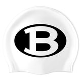Brenham Swim Club - Swimoutlet PO25505121 (WHT/01) - Wrinkle-Free Silicone Swimming Cap