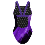Dundas Seahawks - Purple - Classic Strap Swimsuit