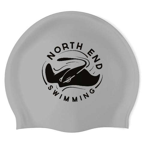 North End Stingrays - Swimoutlet PO2943-0136 (SIG/01) - Wrinkle-Free Silicone Swimming Cap