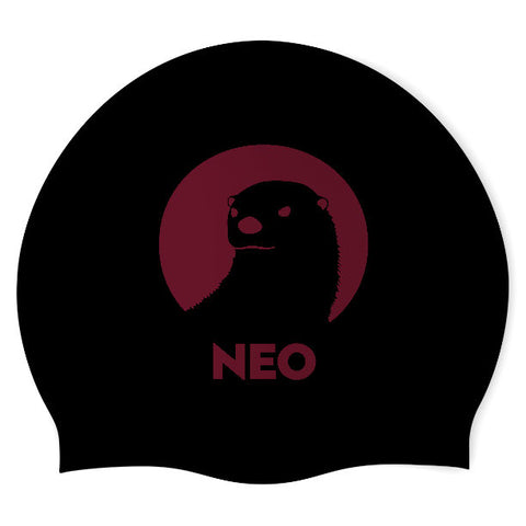 North End Otters Masters - Swimoutlet PO25892752 (BLK/01) - Wrinkle-Free Silicone Swimming Cap