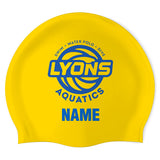Lyons Aquatics - Swimoutlet PO43398 (YEL/01/P) - Wrinkle-Free Silicone Swimming Cap