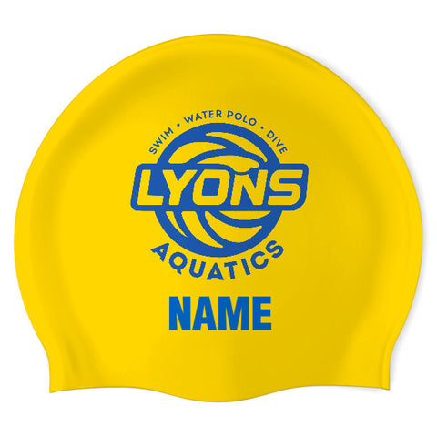 Lyons Aquatics - Swimoutlet PO43398 (YEL/01/P) - Wrinkle-Free Silicone Swimming Cap