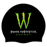 Swim Monster - Swimoutlet PO26370974 (BLK/03) - Wrinkle-Free Silicone Swimming Cap