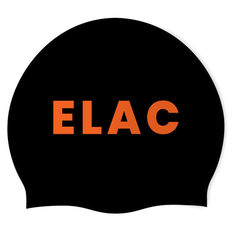 Erskine Lakes Aquatic Club - Swimoutlet PO72908 (BLK/01) - Wrinkle-Free Silicone Swimming Cap