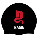 Marinwood Waterdevils - Swimoutlet PO26188513 (BLK/01/P) - Wrinkle-Free Silicone Swimming Cap