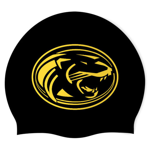 Raymore Peculiar Public Schools - Swimoutlet PO24591085 (BLK/01) - Wrinkles Free Silicone Swimming Cap