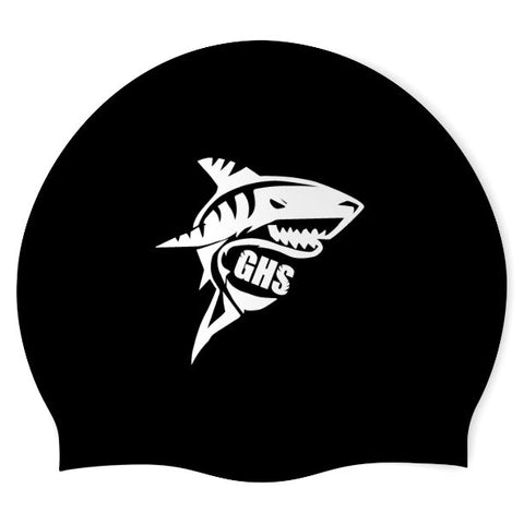 Tiger Sharks - Swimoutlet - 76685 (BLK/01) - Wrinkle-Free Silicone Swimming Cap