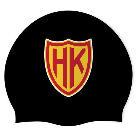 Hellgate HS Swim Team - Swimoutlet PO25766629 (BLK/03) - Wrinkle-Free Silicone Swimming Cap