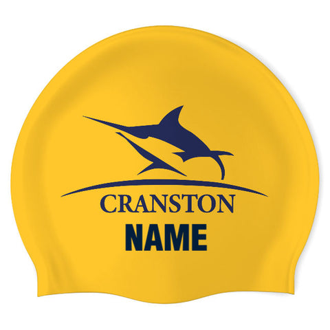 Cranston Branch - Swimoutlet PO25590614 (YEL/02/P) - Wrinkle-Free Silicone Swimming Cap