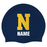 Needham Girls Swive- Swimoutlet PO25458210 (NBL/01/P) - Wrinkle-Free Silicone Swimming Cap