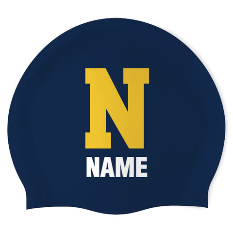 Needham Girls Swive- Swimoutlet PO25458210 (NBL/01/P) - Wrinkle-Free Silicone Swimming Cap
