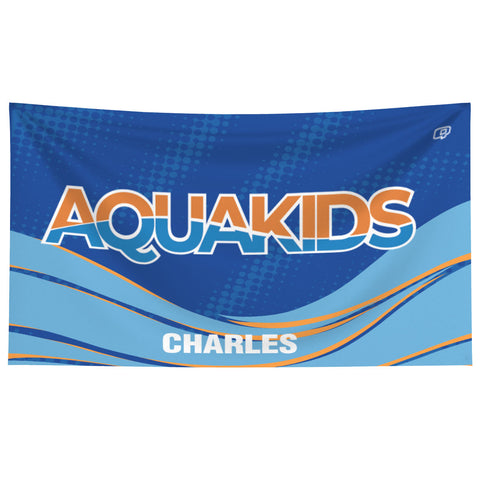 AQUAKIDS TOWEL CHARLES - Microfiber Swim Towel