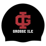 Grosse Ile Swim & Dive - Swimoutlet PO25405338 (BLK/02) - Wrinkle-Free Silicone Swimming Cap