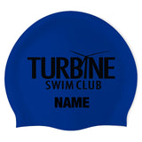 Turbine Swim Club - Swimoutlet PO59711 (RBL/01/P) - Wrinkle-Free Silicone Swimming Cap