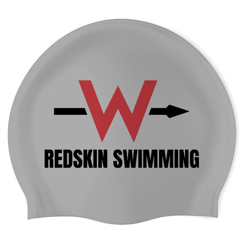 Wapakoneta HS Swim Team - Swimoutlet PO25597885 (SIG/02) - Wrinkle-Free Silicone Swimming Cap
