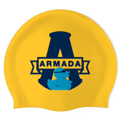 Armada Swim - Swimoutlet PO25413567 (YEL/02) - Wrinkle-Free Silicone Swimming Cap