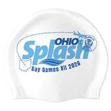 Ohio Splash - Swimoutlet PO26235827 (WHT/02) - Wrinkle-Free Silicone Swimming Cap