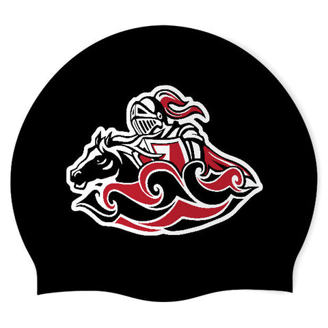 Medford Area Senior HS - Swimoutlet PO25806509 (BLK/02) - Wrinkle-Free Silicone Swimming Cap