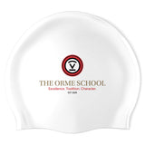 The Orme School - Swimoutlet PO24102161 (WHT/3) - Seamless Silicone Swimming Cap