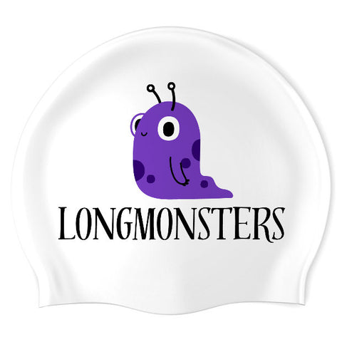 Longmont Colorado - Swimoutlet PO24985643 (WHT/03) - Wrinkle-Free Silicone Swimming Cap