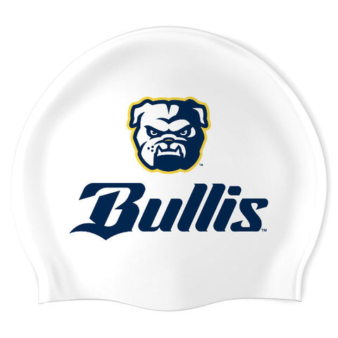 The Bullis School Swim Team - Swimoutlet PO25524790 (WHT/02) - Wrinkle-Free Silicone Swimming Cap