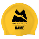 Manoa Aquatics - Swimoutlet PO25549340 (YEL/01/P) - Wrinkle-Free Silicone Swimming Cap