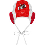 Gold Coast FV Goalie white Cords - Ear guard Red - Water Polo Cap