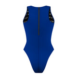 Solid Royal - Women's Waterpolo Swimsuit Cheeky Cut