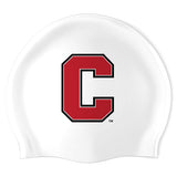 C Logo - Swimoutlet PO25906173 (WHT/02) - Wrinkle-Free Silicone Swimming Cap