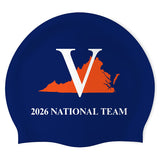 V 2026 National Team - Swimoutlet PO26014498 (NBL/02) - Wrinkle-Free Silicone Swimming Cap