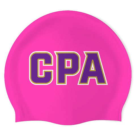 Christ Presbyterian Academy - Swimoutlet PO26468410 (NEP/03) - Wrinkle-Free Silicone Swimming Cap