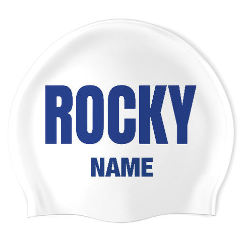 Rocky Point Club - Swimoutlet PO26297951 (WHT/01/P) - Wrinkle-Free Silicone Swimming Cap