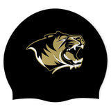 Bentonville HS Swim & Dive - Swimoutlet PO37646 (BLK/02) - Wrinkle-Free Silicone Swimming Cap