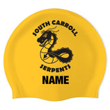 South Carroll Serpents - Swimoutlet PO73216 (YEL/01/P) - Wrinkle-Free Silicone Swimming Cap