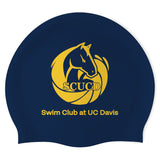 Swim Club at UC Davis - Swimoutlet PO25705068 (NBL/01) - Wrinkle-Free Silicone Swimming Cap