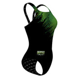 Kelowna Black - Classic Strap Swimsuit