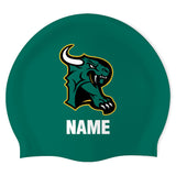 Rhinelander High School - Swimoutlet PO25505112 (DGR/03/P) - Wrinkle-Free Silicone Swimming Cap