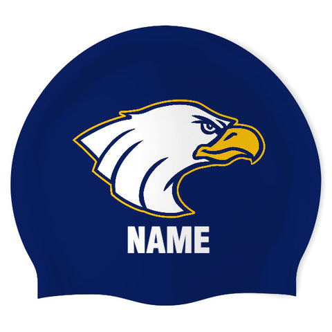 St Joseph's University - Long Island Swimming - Swimoutlet PO43298 (NBL/02/P) - Wrinkle-Free Silicone Swimming Cap