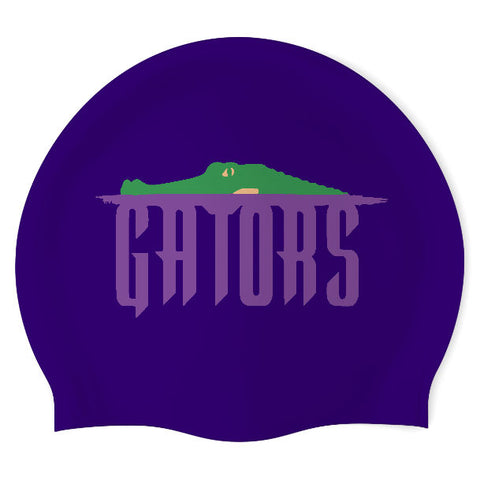 Governor's Ranch Gators - Swimoutlet PO42790 (PUR/03) - Wrinkle-Free Silicone Swimming Cap