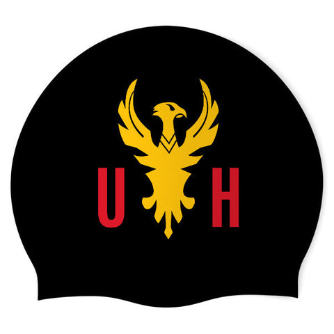 Belle Plaine Swim Team - Swimoutlet PO (BLK/04) - Wrinkle-Free Silicone Swimming Cap