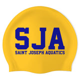 St. Joseph Aquatics - Swimoutlet PO25604129 (YEL/01) - Wrinkle-Free Silicone Swimming Cap